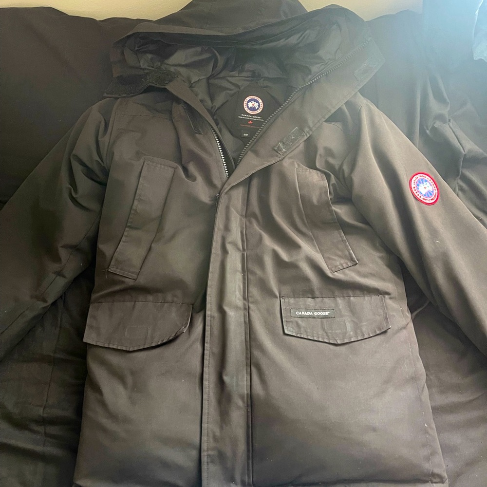 Canada goose men’s jacket Langford Parka Heritage black jacket, classic label
